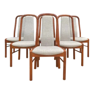 Mid Century Modern Dining Chairs | Set of Six by Benny Linden