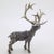 Metal Vintage Italian Handmade Genuine Silver Large Stag Deer Sculpture by Italian Silver Artist Mario Cerreti For Sale - Image 7 of 14