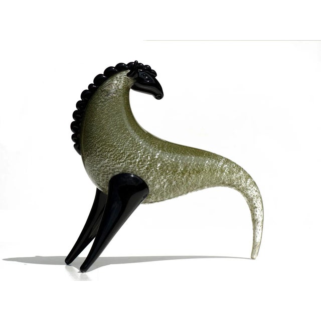 1980s Vintage Glass Horse by Toni Zuccheri for Barovier & Toso, 1988 For Sale - Image 5 of 5