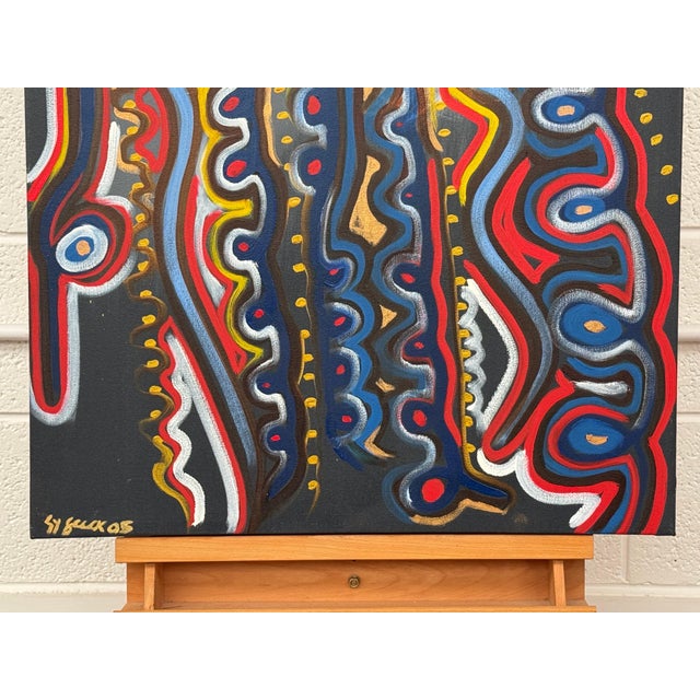 Vivid seascape where turbulent waves meet a glowing horizon of shifting light 2025 For Sale - Image 14 of 18