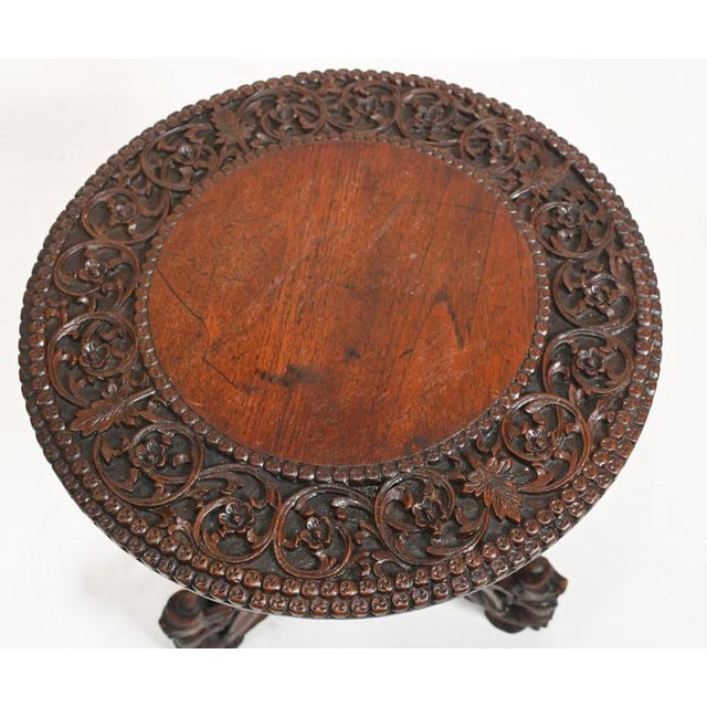 Antique Burmese Table, 1840 For Sale - Image 3 of 8