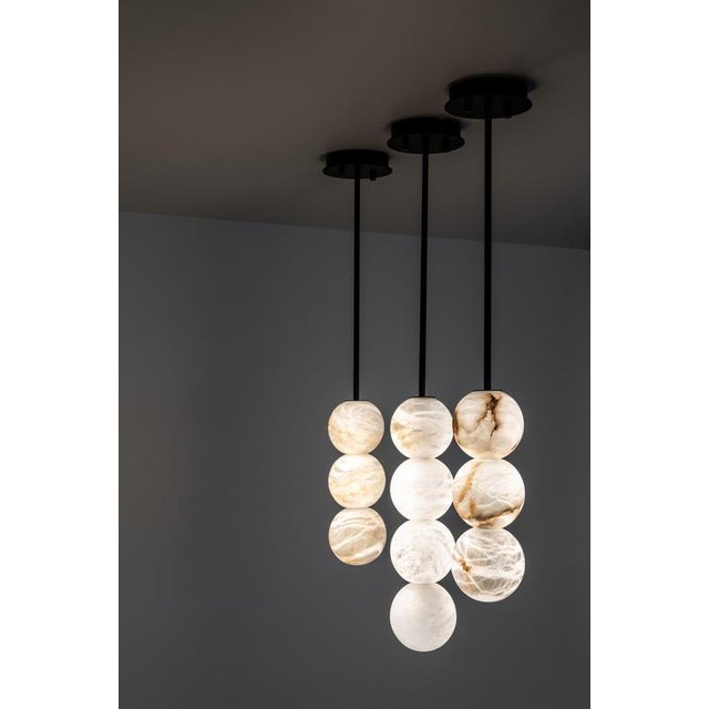 Not Yet Made - Made To Order Raim Pendant Lamps by United Alabaster, Set of 4 For Sale - Image 5 of 8