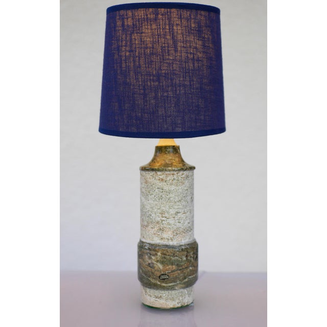 Mid-Century Modern Green-Grey Marble Lamp from Yxhult Kolmården, Sweden For Sale - Image 6 of 17