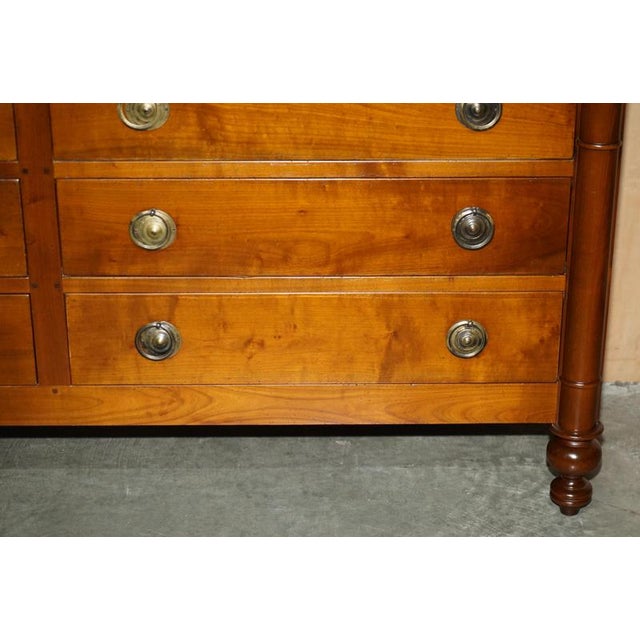 Vintage Grange Paris Cherry Wood Sideboard Bought from Harrods London For Sale - Image 9 of 18