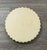 Vintage Mid-Century Modern Two‑Tone Ceramic Tart Dish Fluted Bakeware 9.5” For Sale - Image 4 of 8