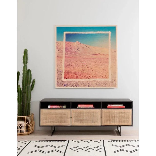 2020s Four Hands Carmel Media Console, Black Wash Mango For Sale - Image 5 of 13