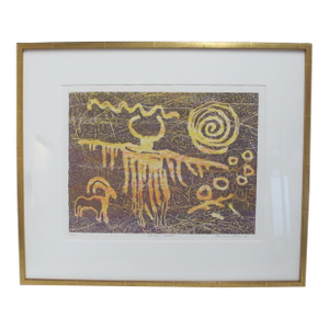 Barbara Mason Signed Limited Edition Framed Color Lithograph Print Shadow Walker