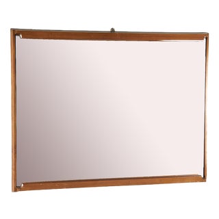 Mirror with Wood Frame, 1960s For Sale