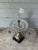 Art Nouveau 1960s Castilian Silverplate & Crystal Art Nouveau Epergne Sweet Meats Centerpiece 25” For Sale - Image 3 of 12