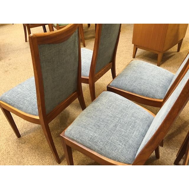 Set of Six Teak Framed G-Plan Dining Chairs Mid Century Modern u.k. Import c.1960 For Sale - Image 4 of 9