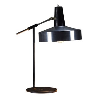 Mid-Century Dutch Adjustable Architect's Desk Lamp attributed to H. Busquet for Hala Zeist, 1960 For Sale
