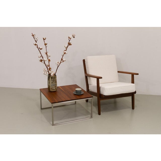 Mid-Century Modern Danish Lounge Table in Teak and Steel, 1960s For Sale - Image 18 of 18