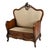 This antique Rococo hall bench is a striking decorative seating piece that combines sculptural form with practical...