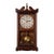 Late 20th Century PPL 31-Day Wall Clock With Pendulum Window, Wood Case (Traditional Mechanical Style) Measurements: 26" H × 12" W × 5.5" D For Sale