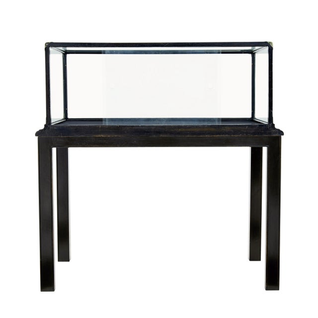 Glass Antique American Display Cabinet, 1900 For Sale - Image 7 of 11