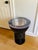 Sylvan s.f. Elba Charcoal Parchment, Brass & Resin Side Table by Sylvan Fiss For Sale - Image 10 of 18