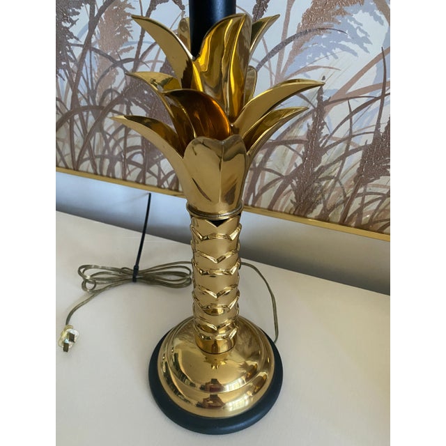 Mid 20th Century Frederick Cooper Hollywood Regency Palm Tree Table Lamps - a Pair For Sale - Image 9 of 11