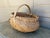 French Country Late 19th Century American Oak Splint Basket With Bentwood Handle For Sale - Image 3 of 10