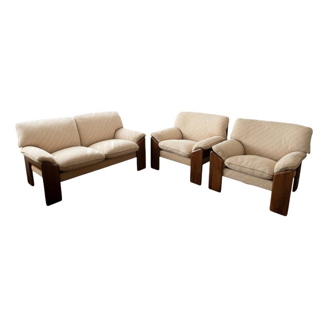 Italian Sapporo Seating Group by Mario Marenco for Mobil Girgi, 1970s, Set of 3 For Sale