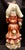 Large Folk Art Country Whimsical Bunny Rabbit Holding a Basket Statue Excellent Condition. For Sale - Image 4 of 11