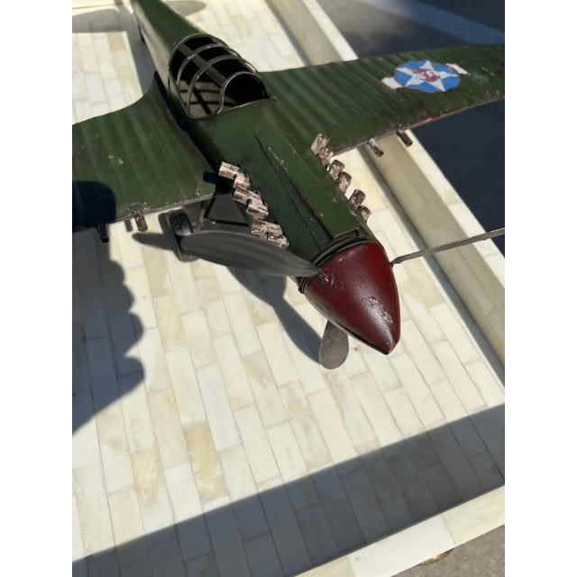1940s 1940s America's Spitfire Metal Airplane For Sale - Image 5 of 6