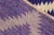 Asian Modern Purple Pattern Rug For Sale - Image 3 of 9