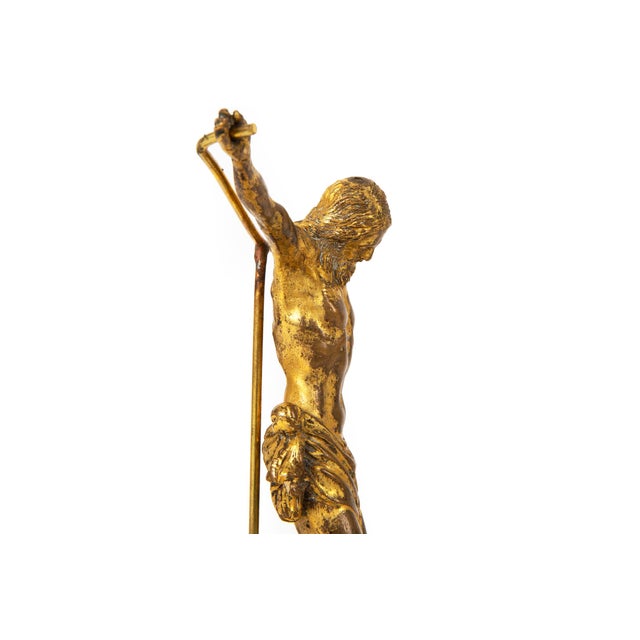 Fine German Renaissance Gilt Bronze Corpus Christi, 17th/18th Century For Sale - Image 10 of 16