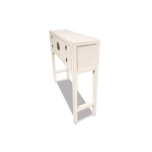 Chinese Asian Lacquer Beijing Console Table For Sale - Image 3 of 6