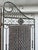 Burnt Umber Vintage Wrought Iron & Woven Rattan Folding Room Divider Screen For Sale - Image 8 of 12