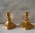 English Pair of Vintage English Porcelain Candle Holders With Gold Finish For Sale - Image 3 of 11