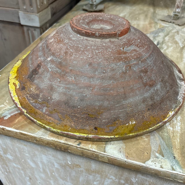 Vanilla Mid 20th Century Speckled Decorative Ceramic Bowl For Sale - Image 8 of 11