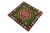 This small, artfully hand-knotted Shiraz rug comes from the Shiraz region and reflects the rich symbolism and color...