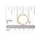14K Yellow Gold 3/4 Cttw Diamond Honeycomb Hoop Earrings (G-H Color, SI1-SI2 Clarity) - 24MM For Sale In New York - Image 6 of 6