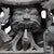 Glass 1920s Anglo-Indian Carved & Ebonized Reticulated Hardwood Mirror With Buddha & Dragons For Sale - Image 7 of 10