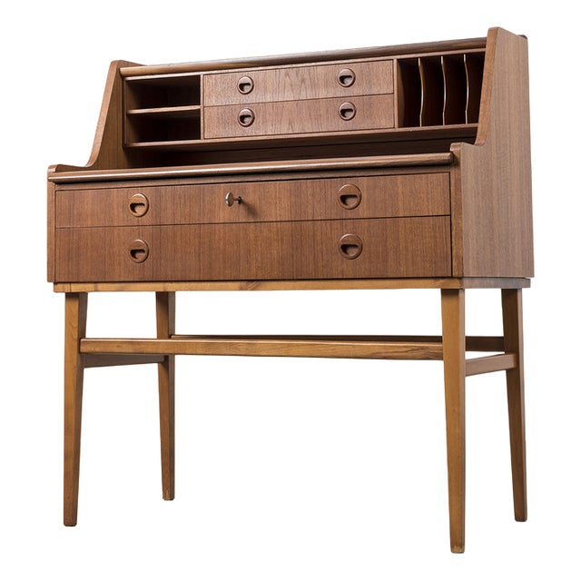 Mid-Century Secretaire Desk For Sale