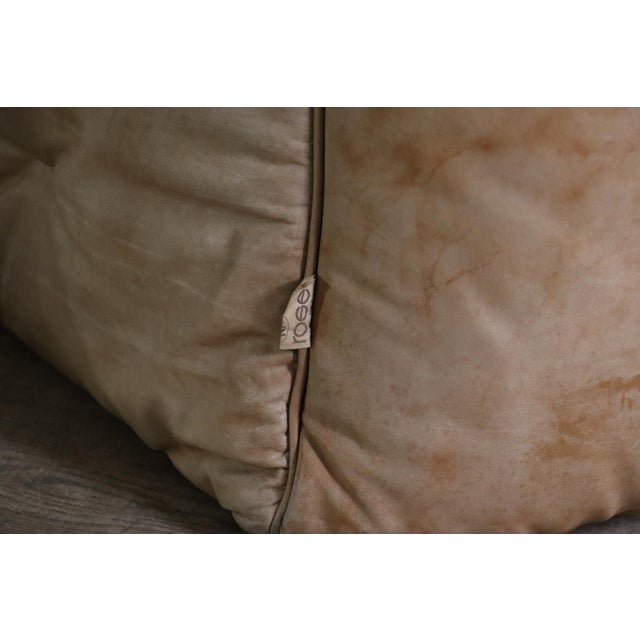 Sloop Sofa in Cognac Leather by Michel Ducaroy for Ligne Roset, 1970s For Sale - Image 14 of 17