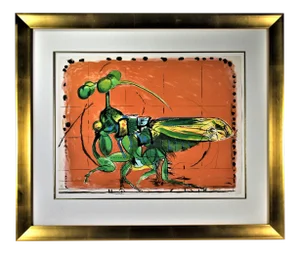 Graham Sutherland, "Insect, Simulating Seeds" Important Color Lithograph., 1968