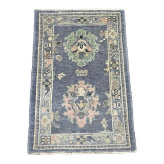 Turkish Oushak Rug 2'3" x 3'4" For Sale