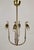 4-Arm Chandelier in Brass with Silk Shades, Austria, 1930s For Sale - Image 15 of 17