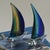 Marisol 2-Piece Assorted Set Decorative Glass Sailboats, 8" For Sale - Image 4 of 8