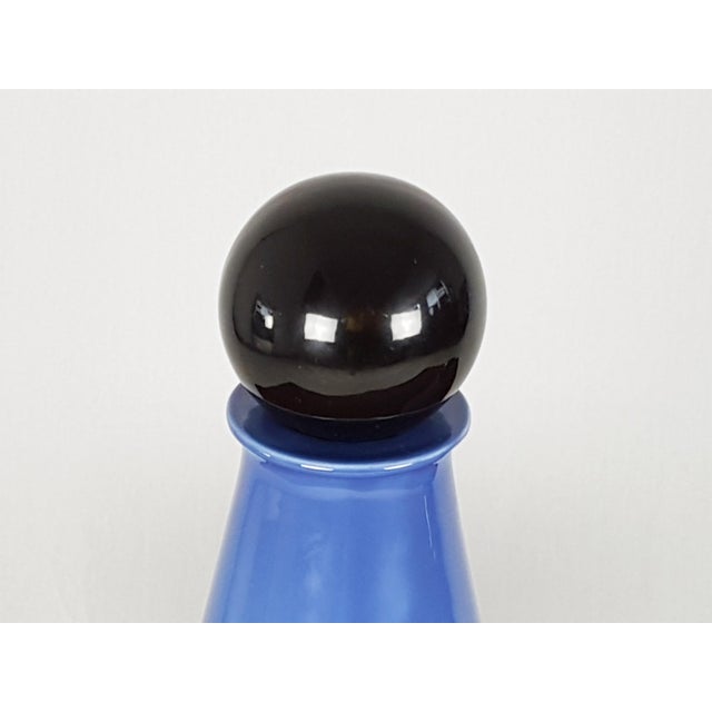 Glazed Ceramic Decorative Bottles by L. Boscolo for Forma & Luce, 1980s, Set of 4 For Sale - Image 15 of 16