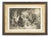 Vincente de Paredes, Royal Visitors in Watteaus Studio, 19th Century, Engraving on Paper, Framed For Sale