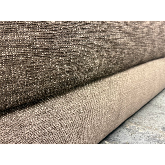 Taupe Gina Bershneider Custom Design Ottoman For Sale - Image 8 of 12