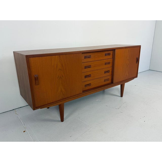 Danish Teak Sideboard from Clausen & Søn, 1960s For Sale - Image 9 of 13