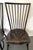 Ebony Vintage High Swept Back Windsor Birdcage Chairs in Ebony Finish- A Pair For Sale - Image 8 of 18