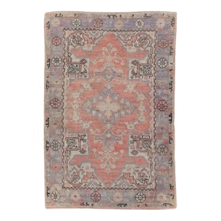 Galerie Shabab Collection Mid-20th Century Turkish Anatolian Accent Rug For Sale