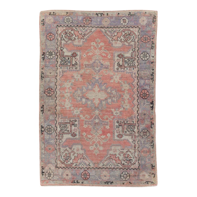 Galerie Shabab Collection Mid-20th Century Turkish Anatolian Accent Rug For Sale