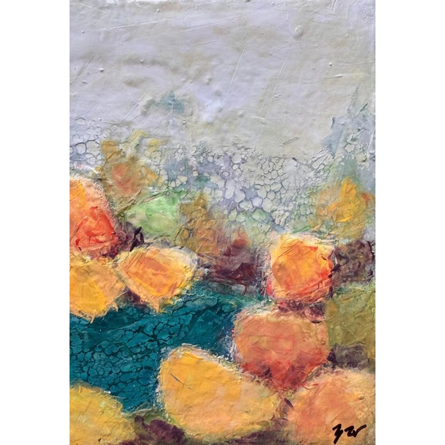 2020s "Was It Even Real" Original Mixed-Media Abstract on Panel by Zac Woodiel For Sale - Image 5 of 10