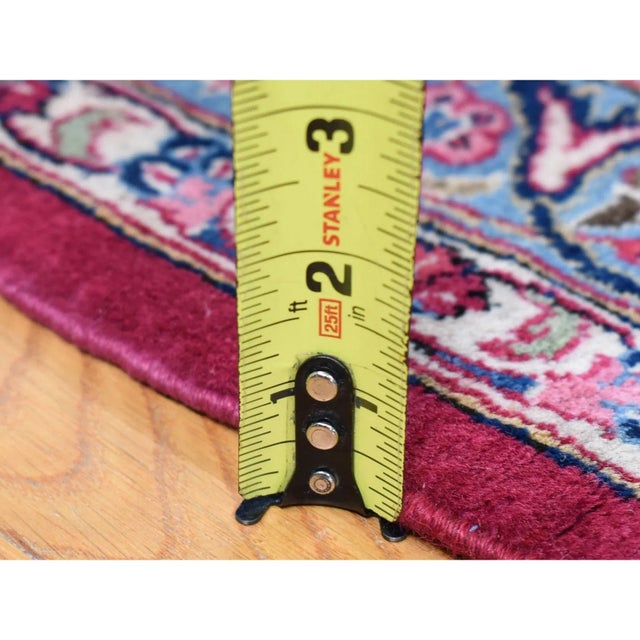 1960s Red Vintage Oriental Rug For Sale - Image 10 of 11