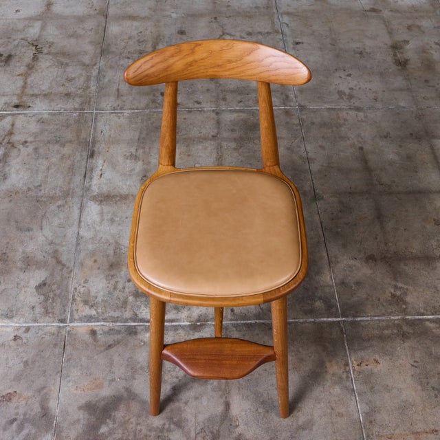 Set of Four Vilhelm Wohert Bar Stools for Stolefabriken Odense For Sale - Image 12 of 17